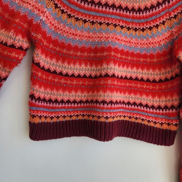 American Eagle Outfitters Vibrant Striped Crew Neck Sweater - Picture 3 of 11